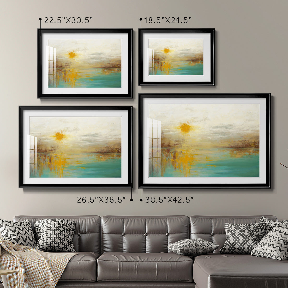 Last Day of Summer  - Modern Framed Art Print