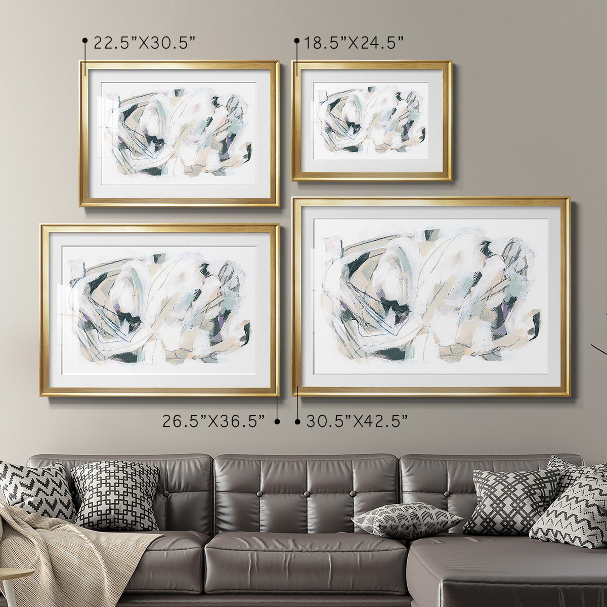 Arctic Helix II - Modern Framed Art Print