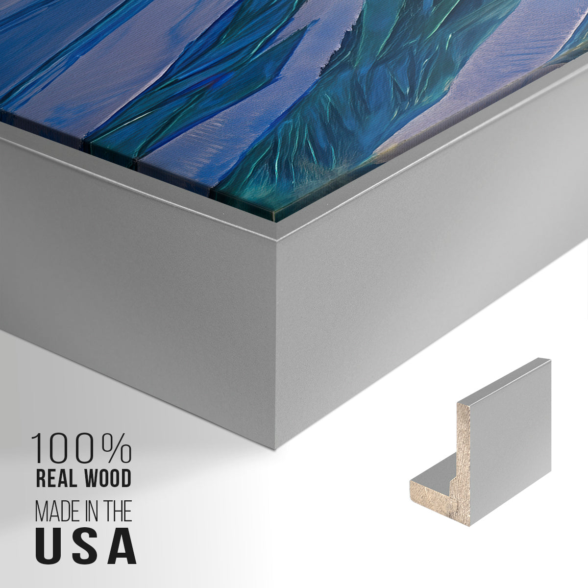 Dune Landscape, 1911 - Floater Framed Canvas Print