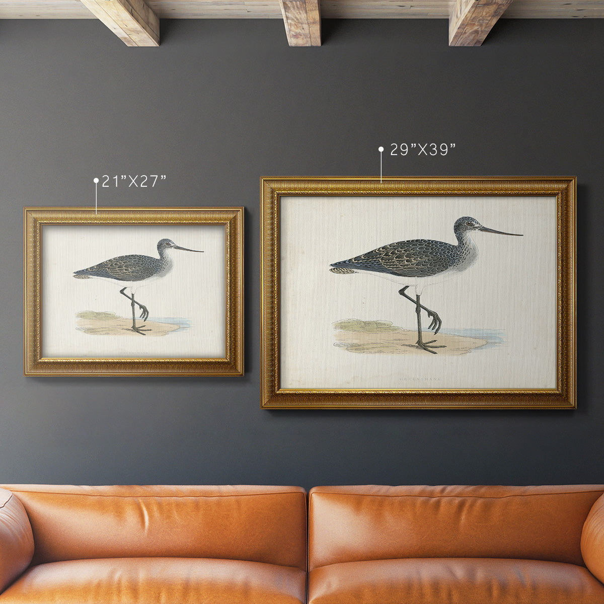 Morris Sandpipers III Premium Framed Canvas- Ready to Hang