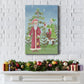 Folksy Father Christmas I Premium Gallery Wrapped Canvas - Ready to Hang