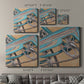 Retro Cycle III-Premium Gallery Wrapped Canvas - Ready to Hang