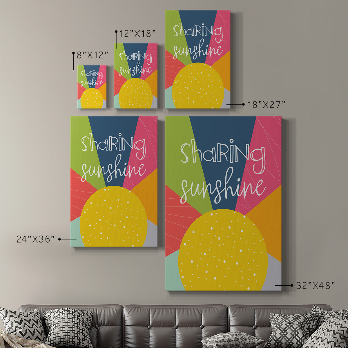 Sharing Sunshine Premium Gallery Wrapped Canvas - Ready to Hang