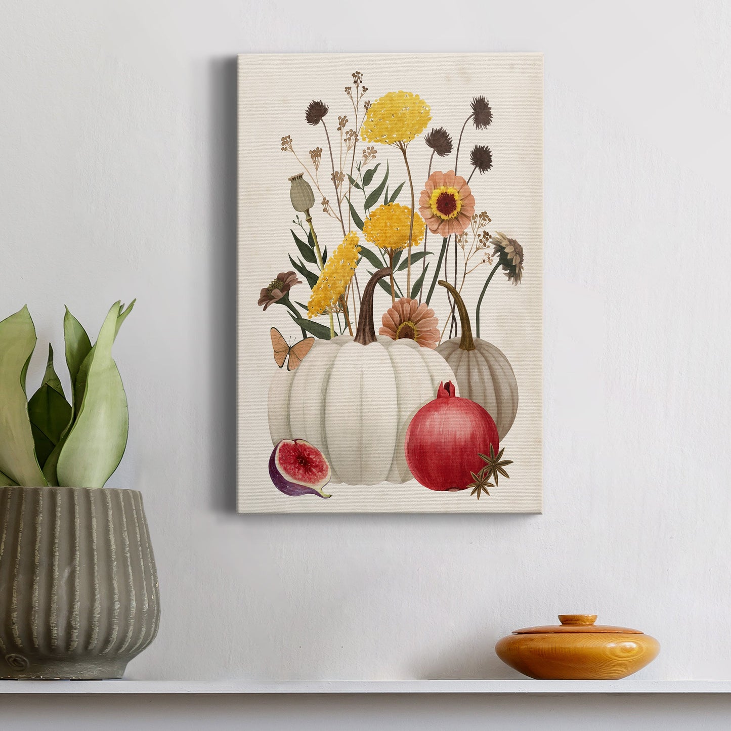 Fall Botanicals II Premium Gallery Wrapped Canvas - Ready to Hang