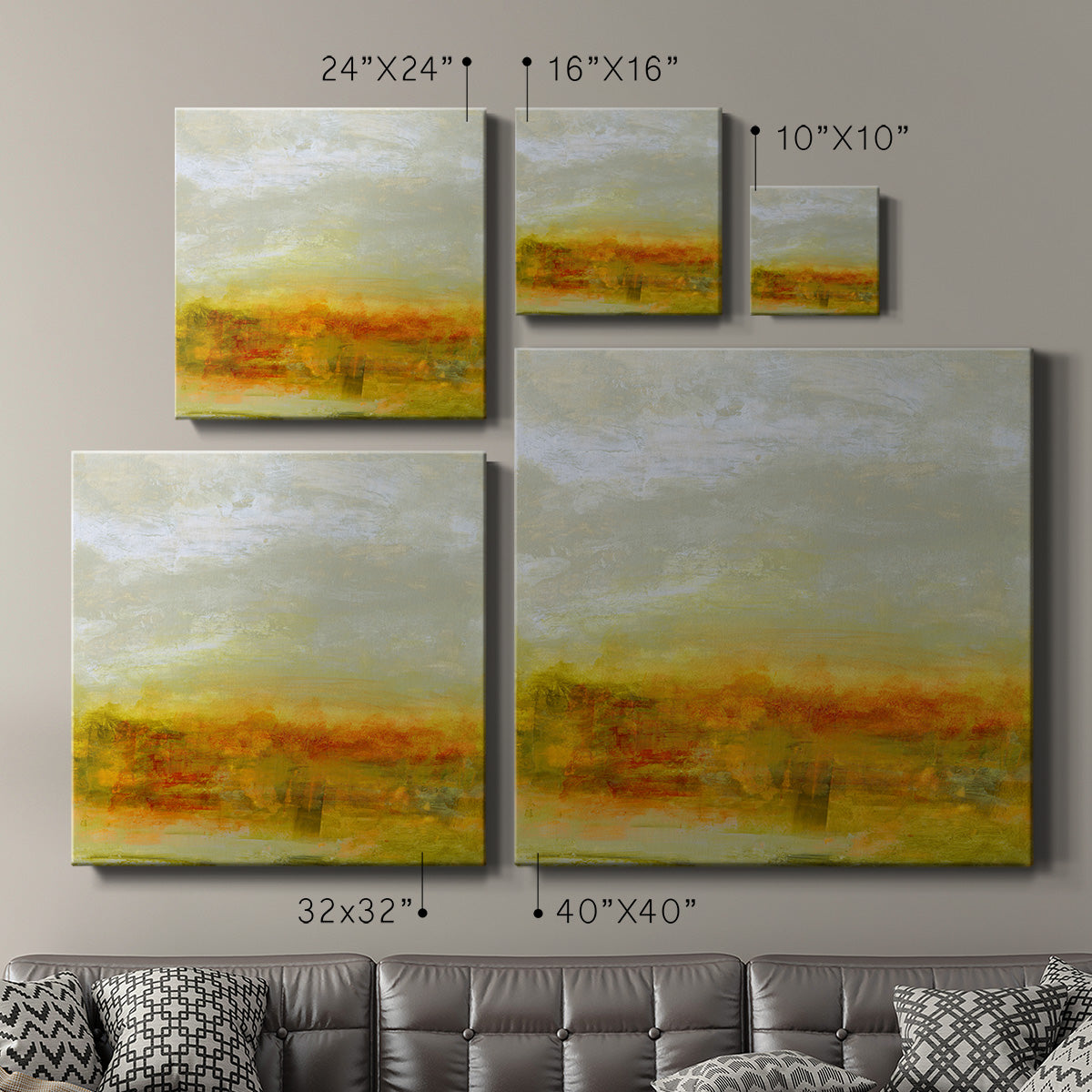 Burst of Warmth - Canvas Art Print