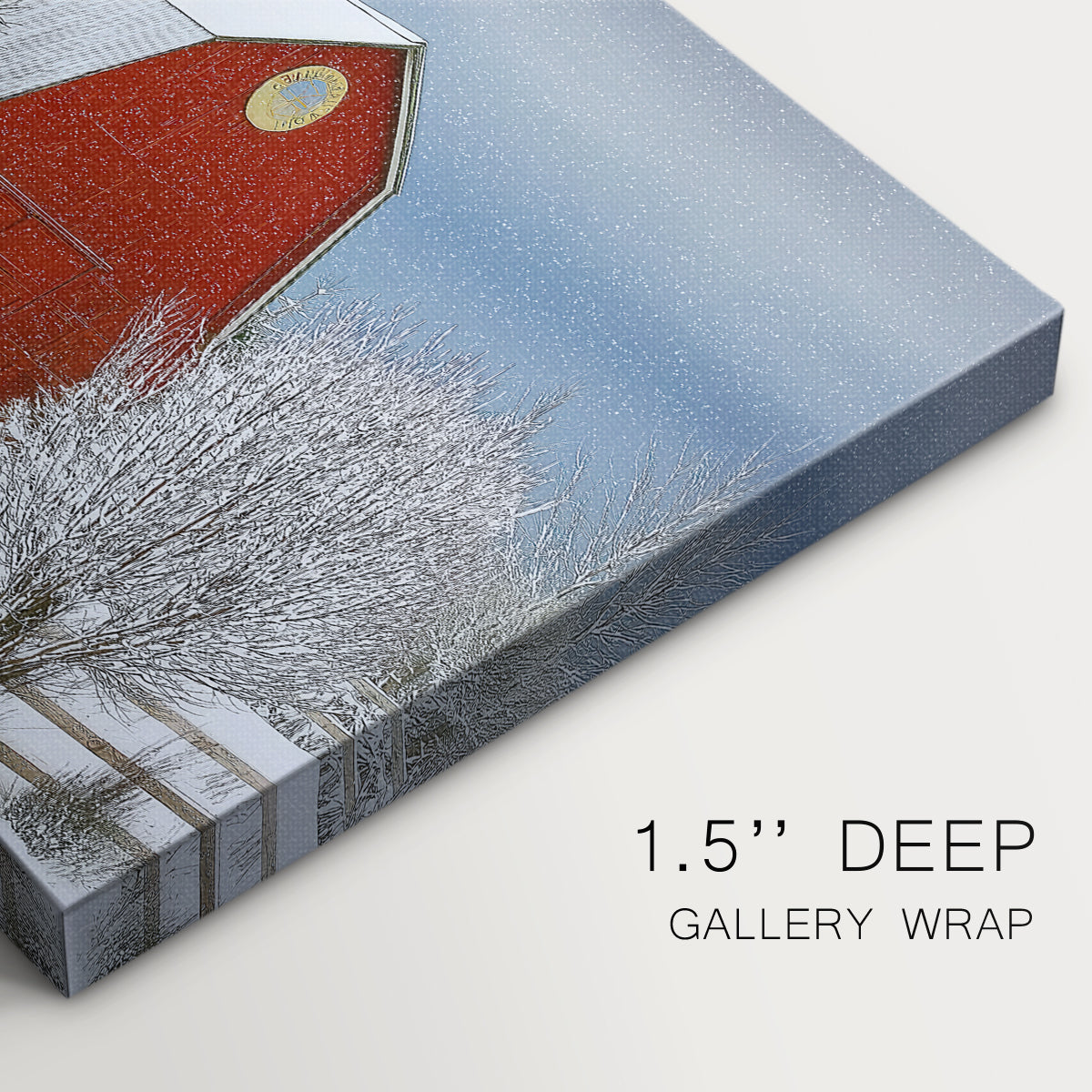 Dawn of Chalk Sleigh - Canvas Art Print