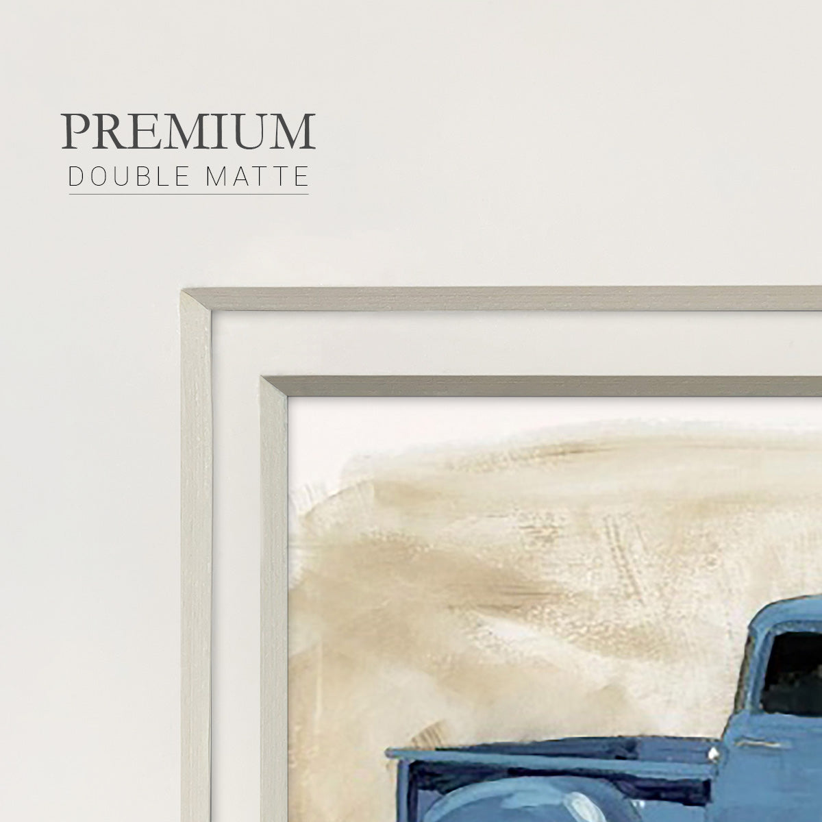 Pickup I Premium Framed Print Double Matboard