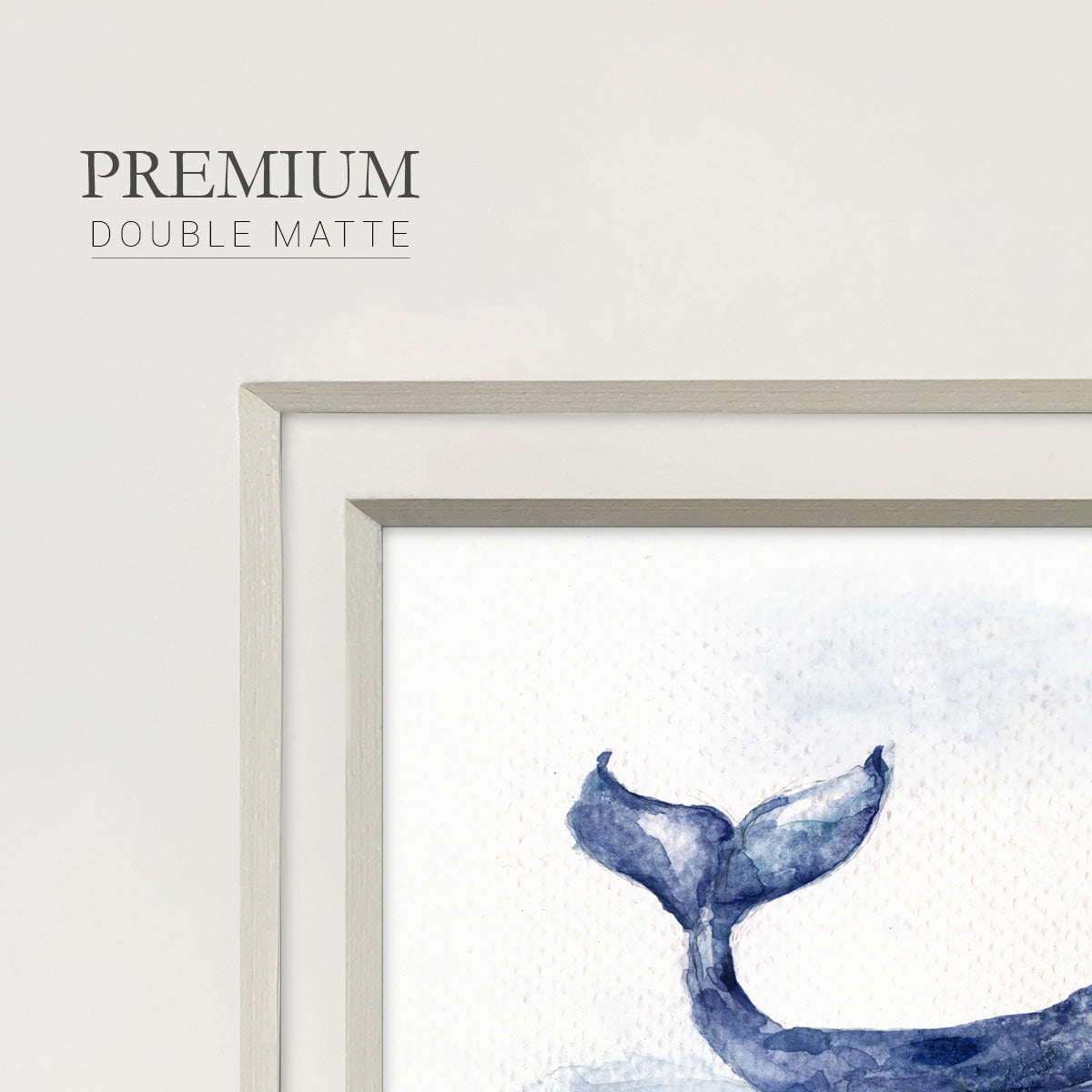 Beautiful Breach Premium Framed Print Double Matboard