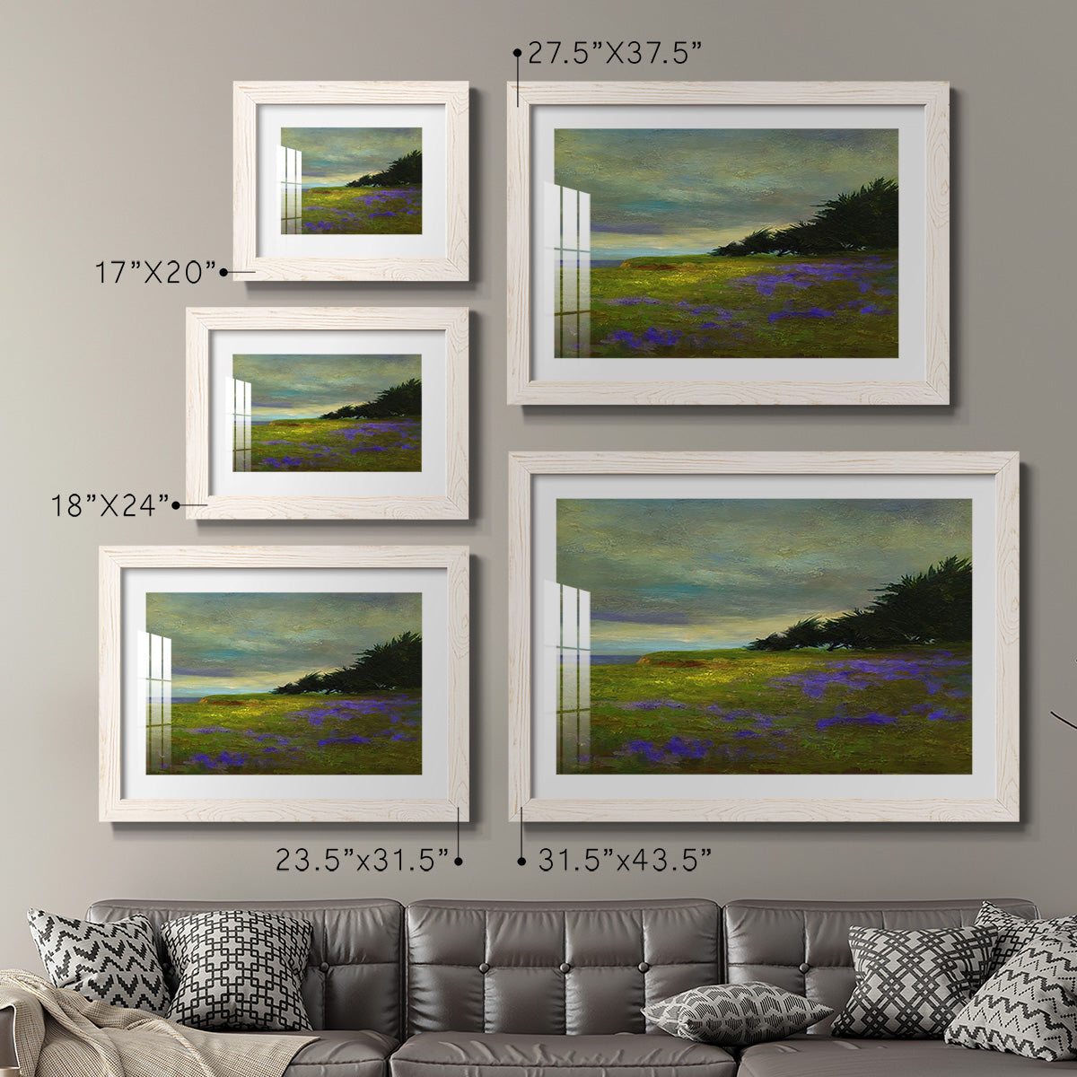 Coastal Views VI - Barnwood Framed Art Print