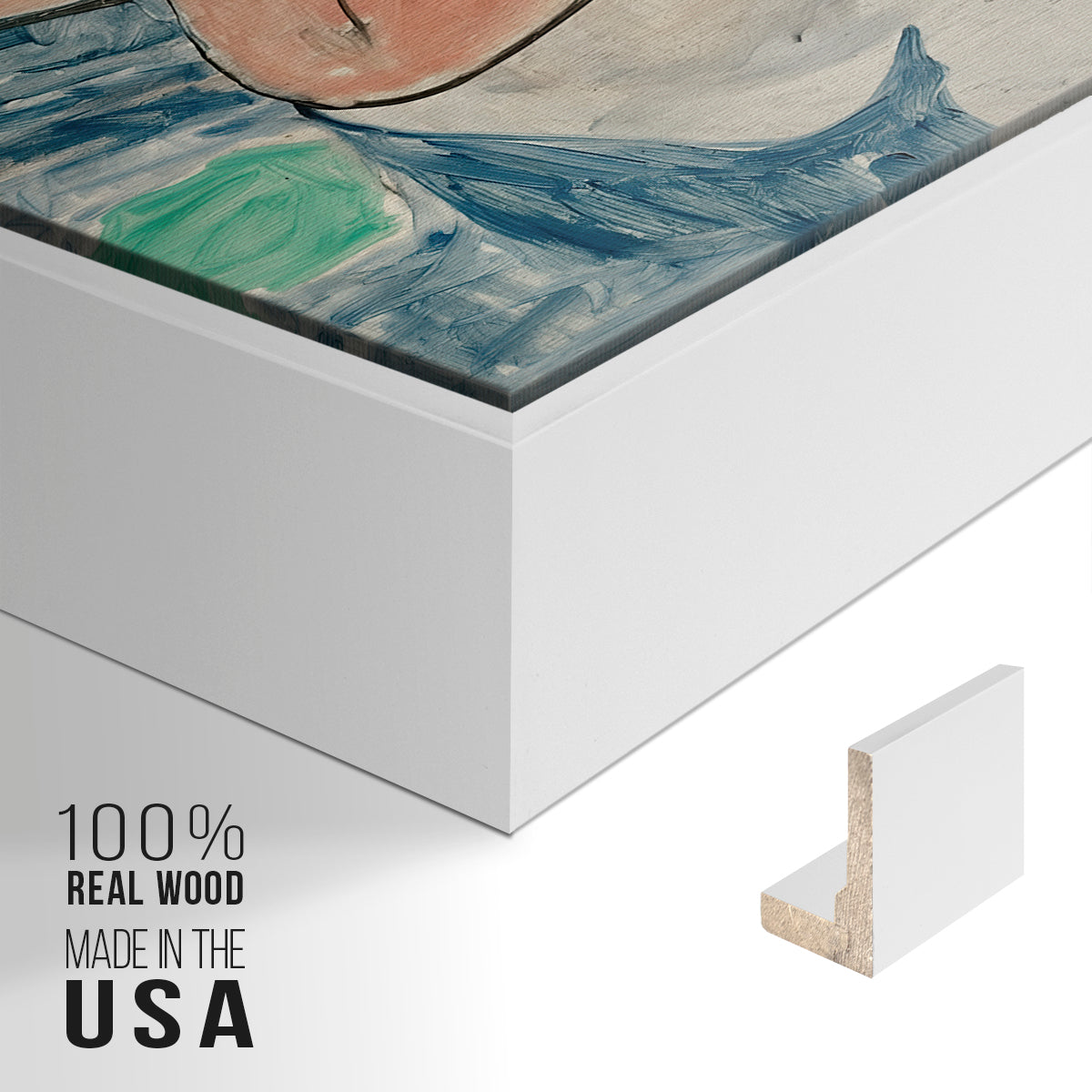 Nude in a Bathrobe (Nu au peignoir), 1941 - Floater Framed Canvas Print