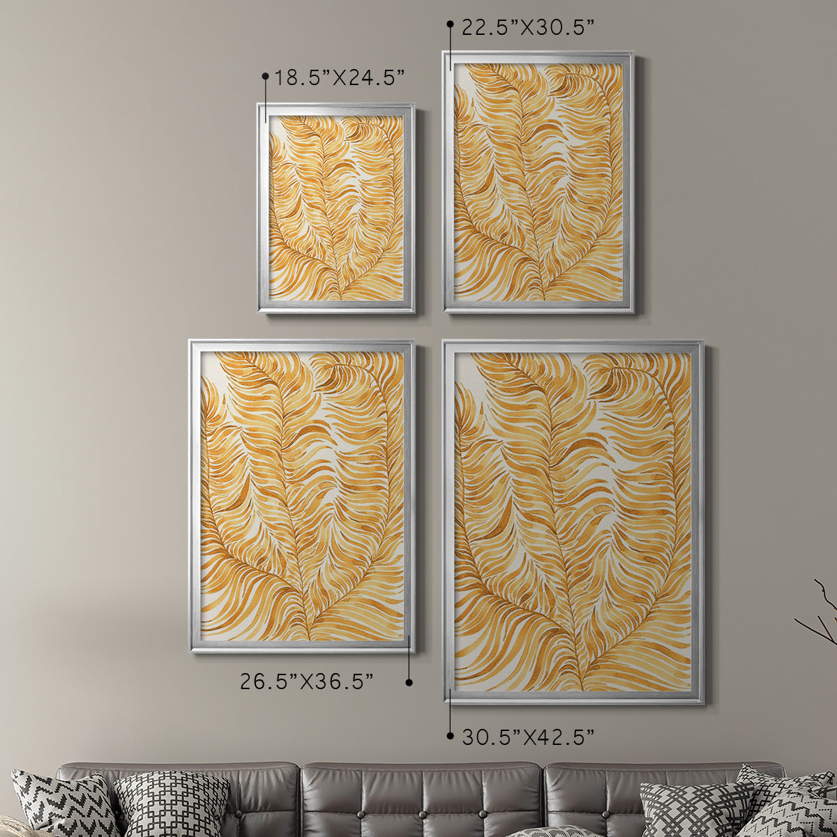 Quiet Harmony IV - Modern Framed Canvas Print