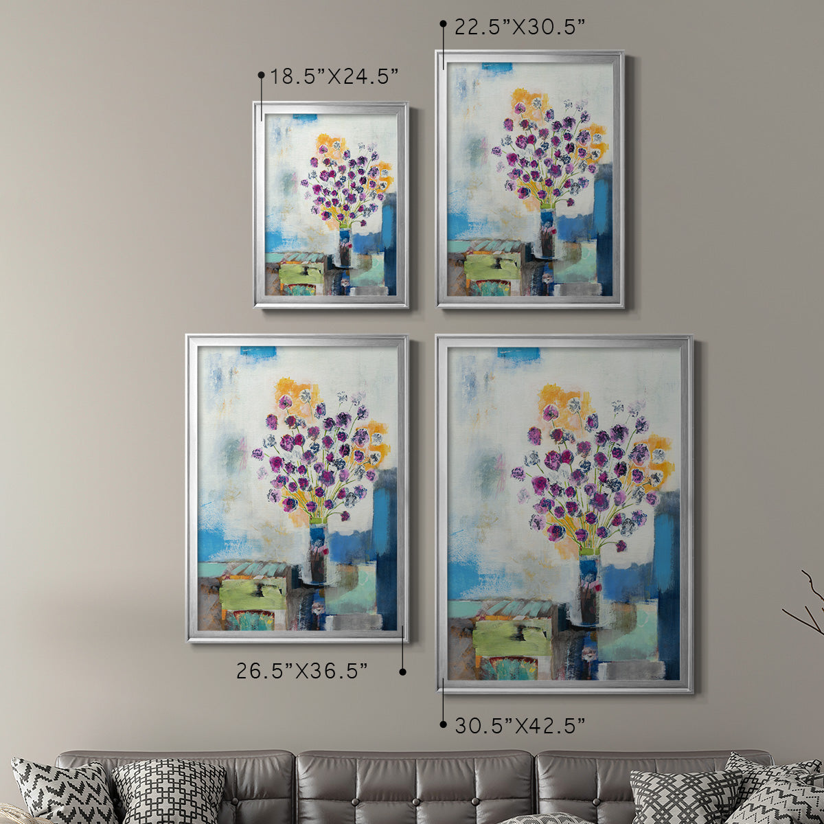 On A Quiet Day - Modern Framed Canvas Print