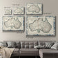 Bordered Map of Australia Premium Gallery Wrapped Canvas - Ready to Hang