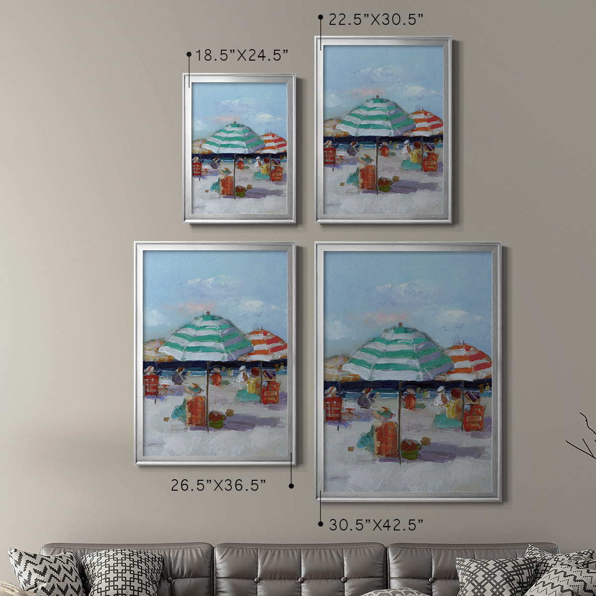 A Day Dream I - Modern Framed Canvas Print