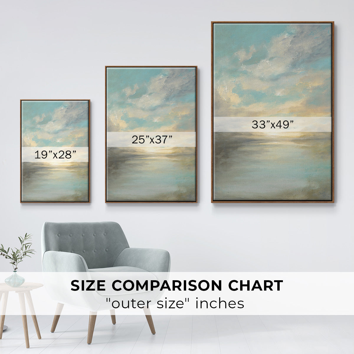 Morning Glory - Floater Framed Canvas Print