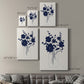 Indigo Sketch Bouquet II - Canvas Art Print