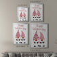 Valentines Gnomes - Modern Framed Canvas Print