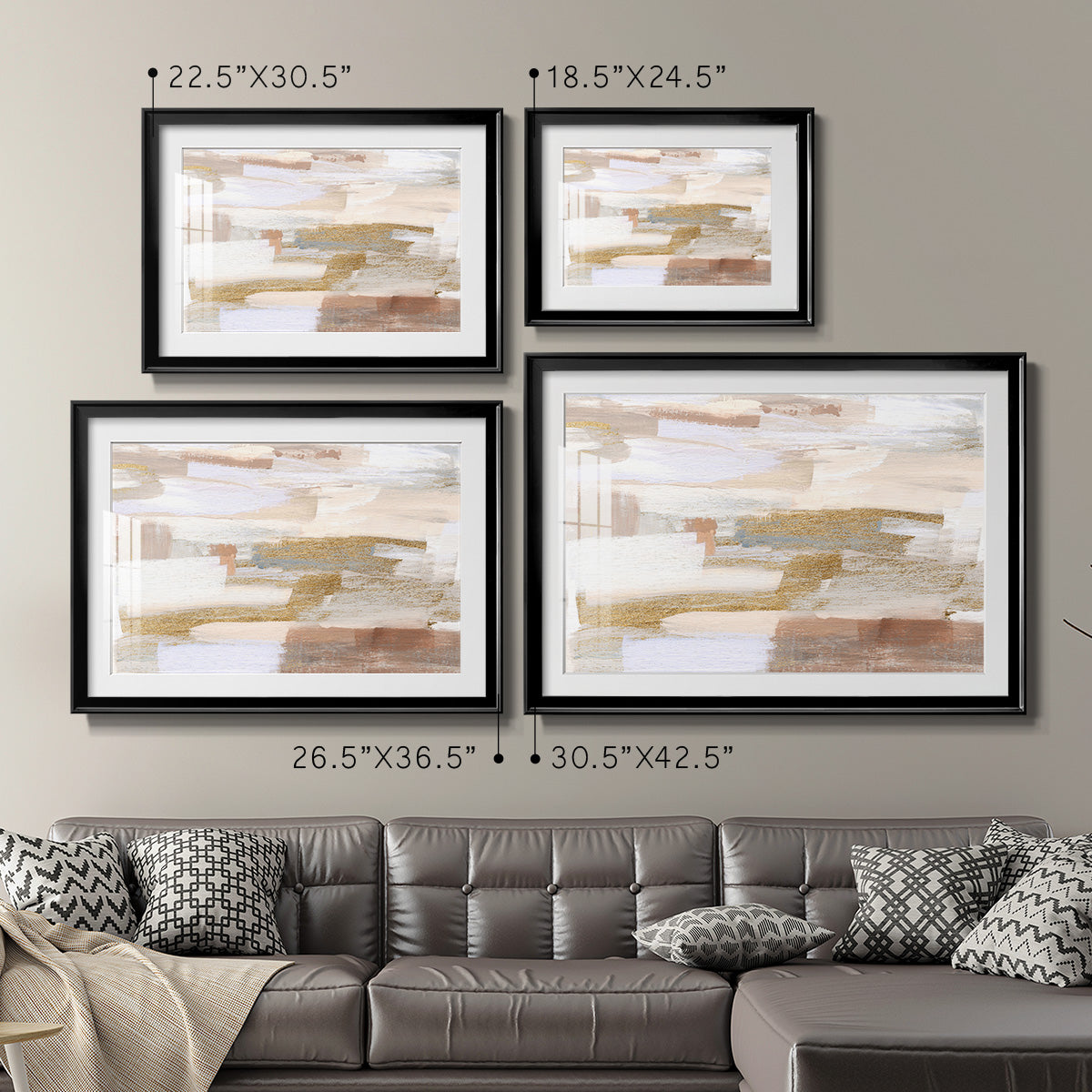 Gold Quartz II Premium Framed Print - Ready to Hang