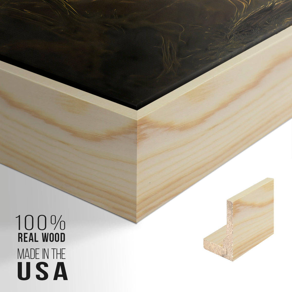 Sunrise in the Catskill Mountains, 1826 - Floater Framed Canvas Print