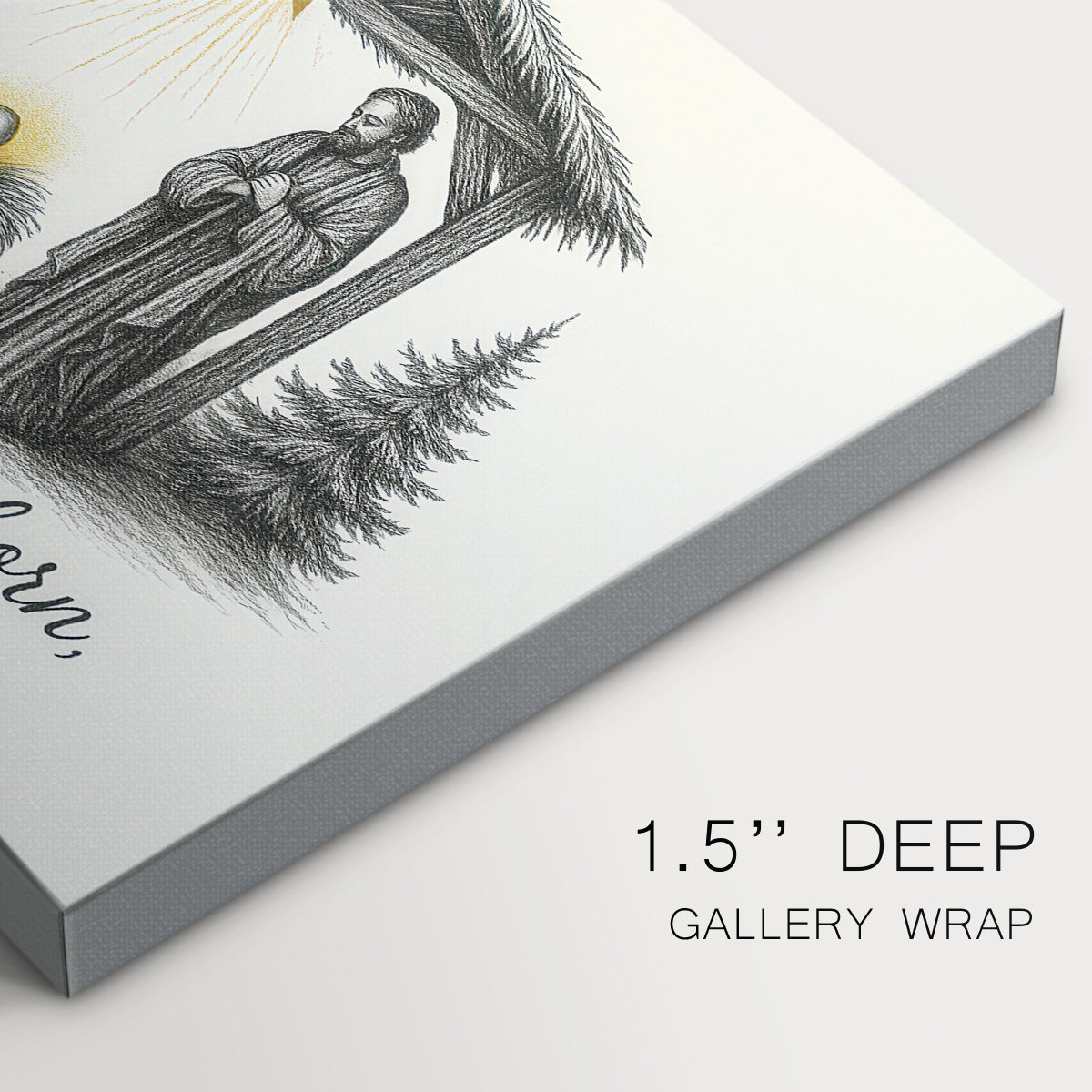 Silver Mistletoe at Twilight - Canvas Art Print