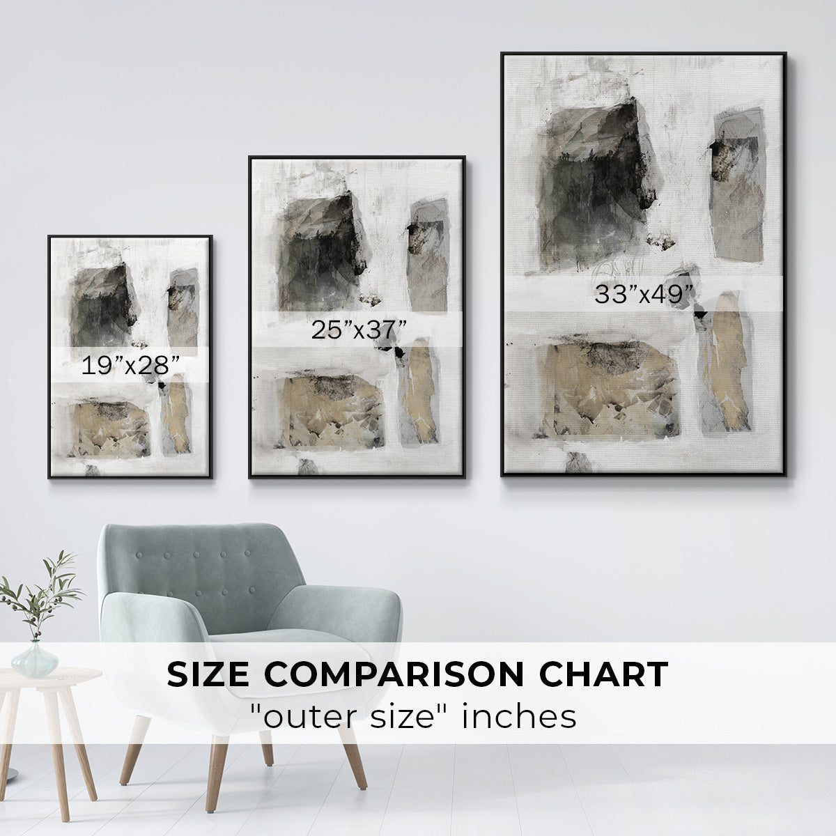 A Simple Love I V30 - Floater Framed Canvas Print