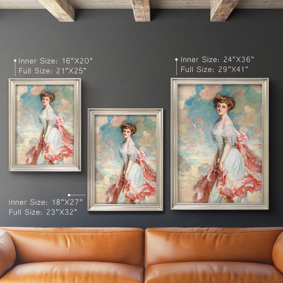 Miss Mathilde Townsend - Ornate Framed Canvas Print