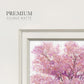 Pink Cherry Blossom Tree I Premium Framed Print Double Matboard