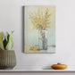 Yellow Spray in Vase I Premium Gallery Wrapped Canvas - Ready to Hang