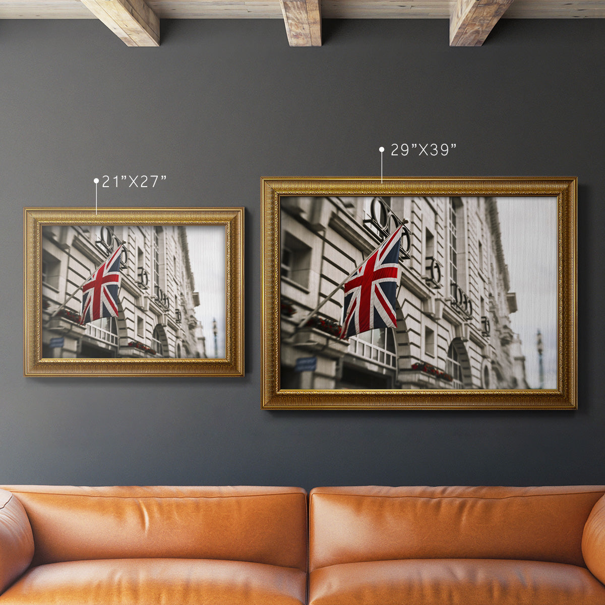 London Scene II Premium Framed Canvas- Ready to Hang