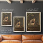 Classical genre painting of a child blowing soap bubbles by Jean-Siméon Chardin in an ornate champagne frame shown in multiple vertical size options.