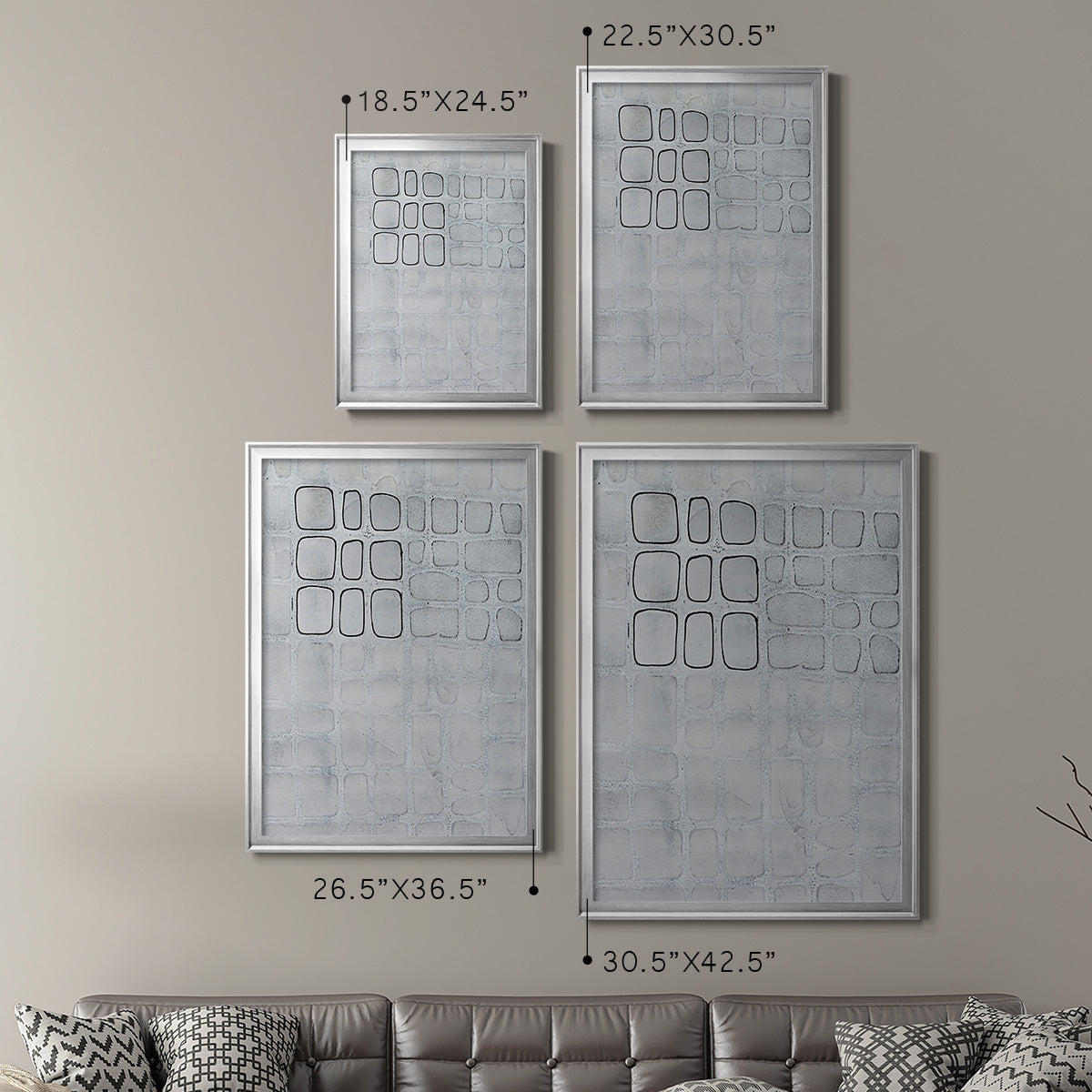 Lumen Colour I - Modern Framed Canvas Print