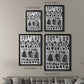 Grey Arches III - Modern Framed Canvas Print