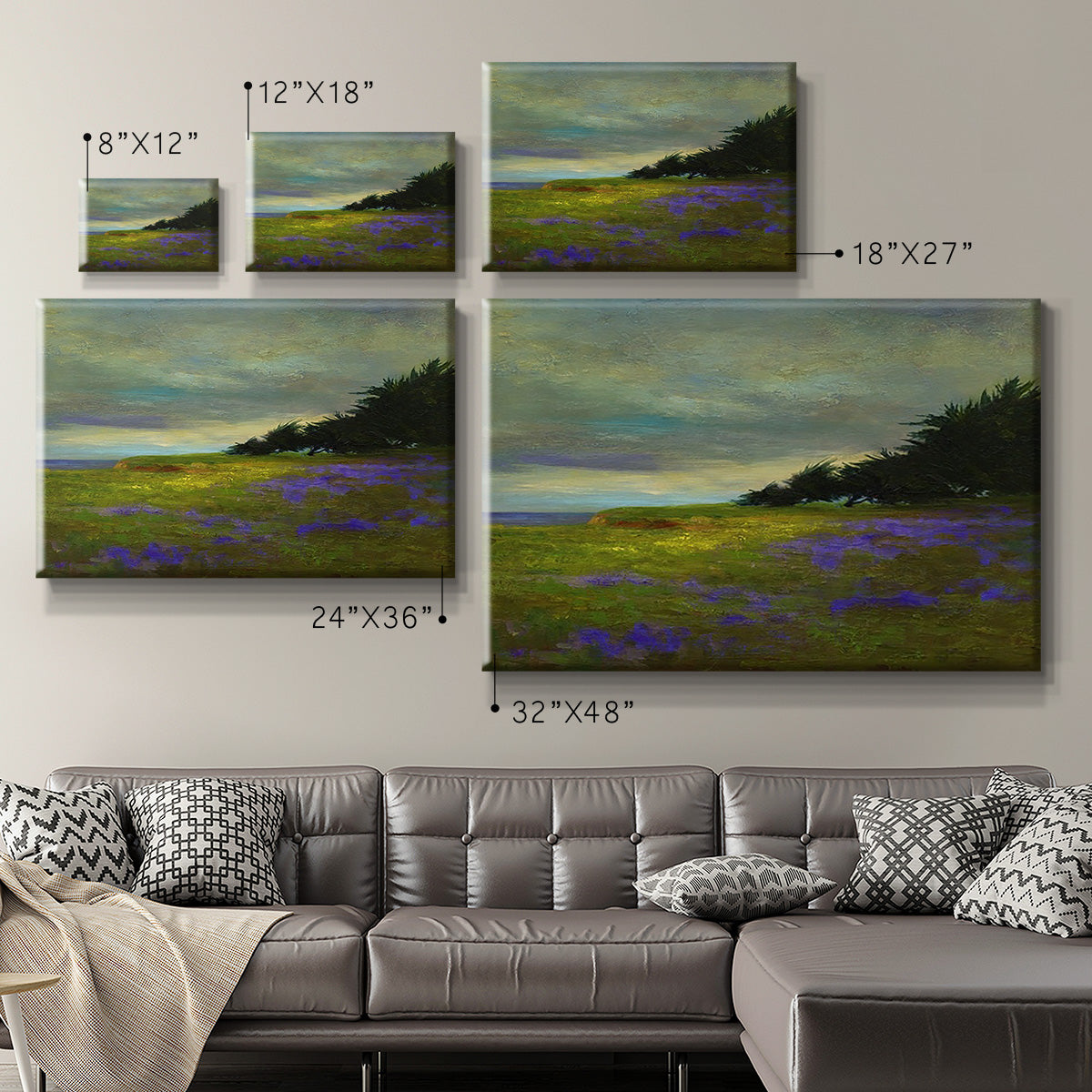 Coastal Views VI Premium Gallery Wrapped Canvas - Ready to Hang