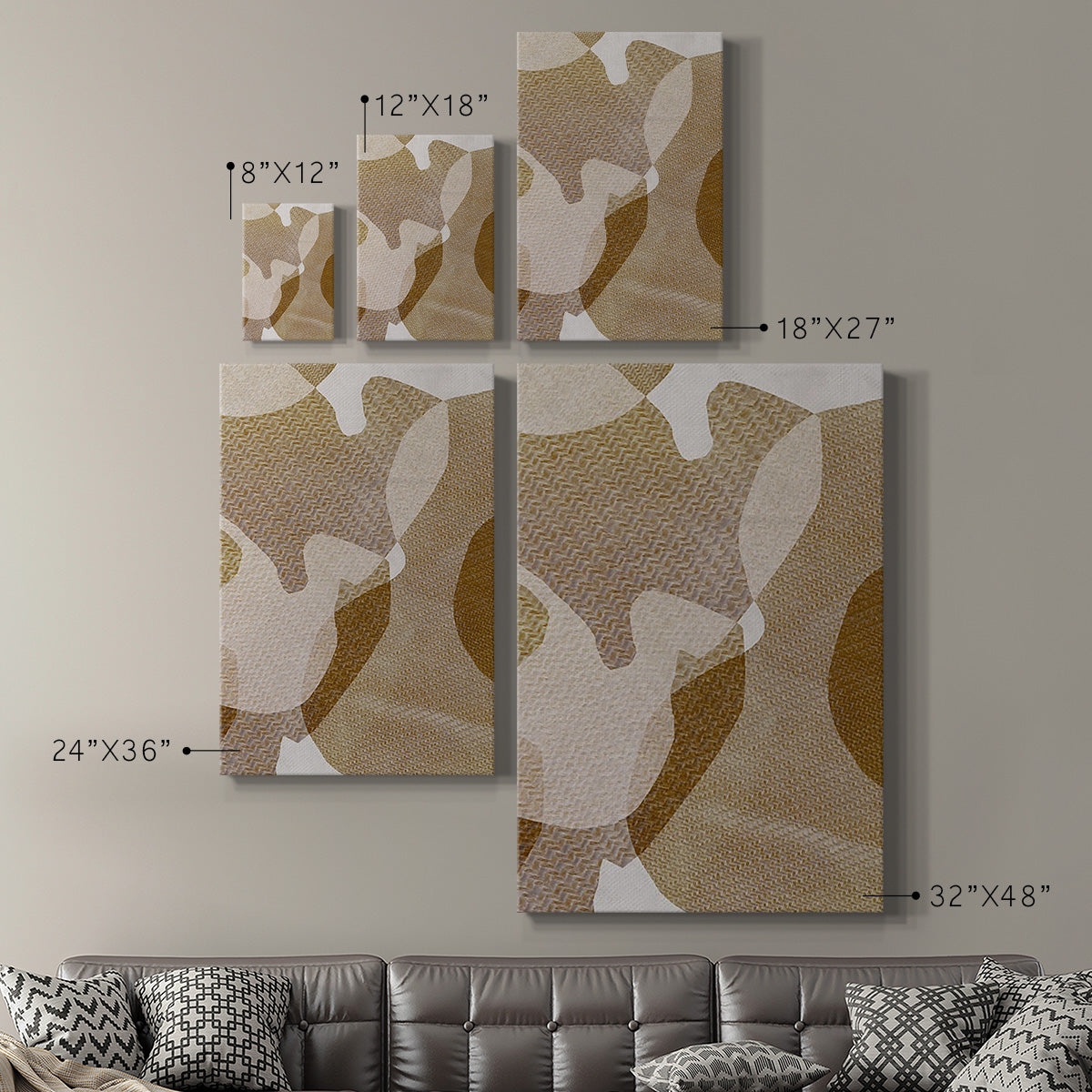 Texture Desert II Premium Gallery Wrapped Canvas - Ready to Hang