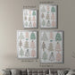 Christmas Tree Sketchbook I - Modern Framed Canvas Print