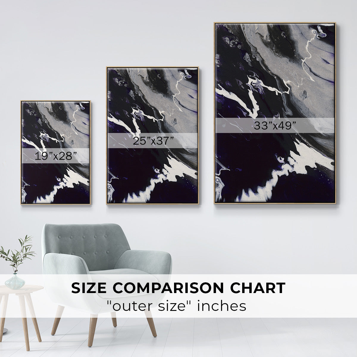 M108 - Floater Framed Canvas Print