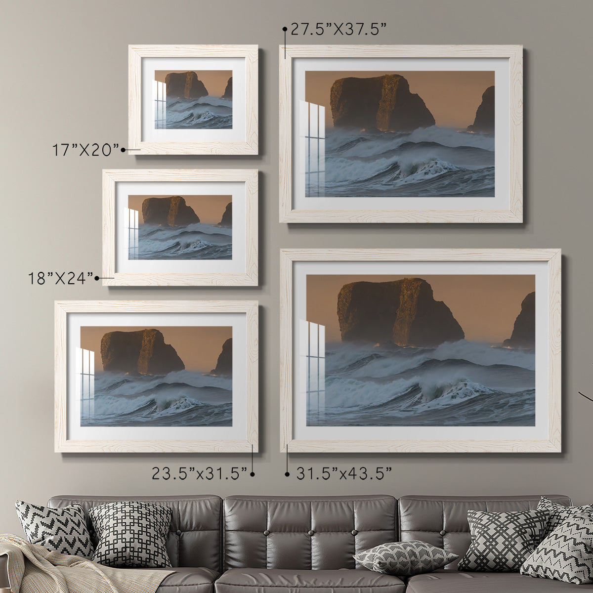 To the Shore - Barnwood Framed Art Print