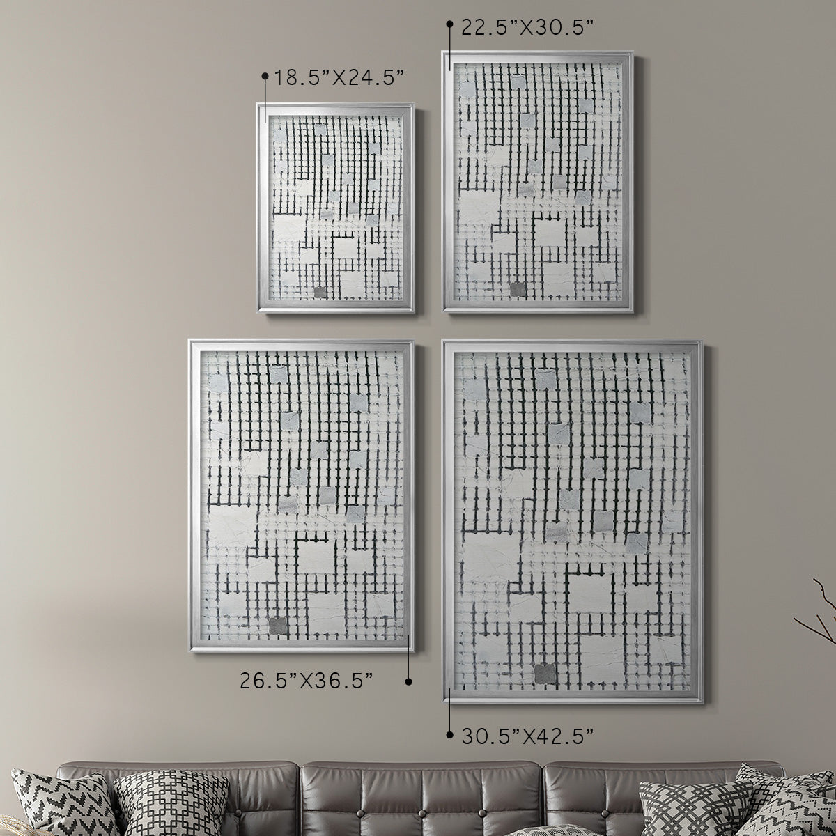 Gossamer I - Modern Framed Canvas Print