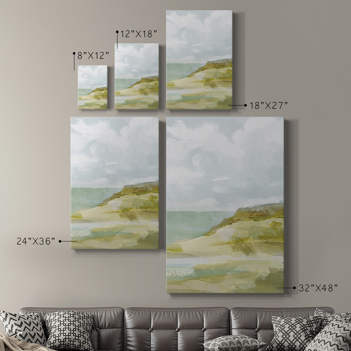 Inlet Impression II Premium Gallery Wrapped Canvas - Ready to Hang