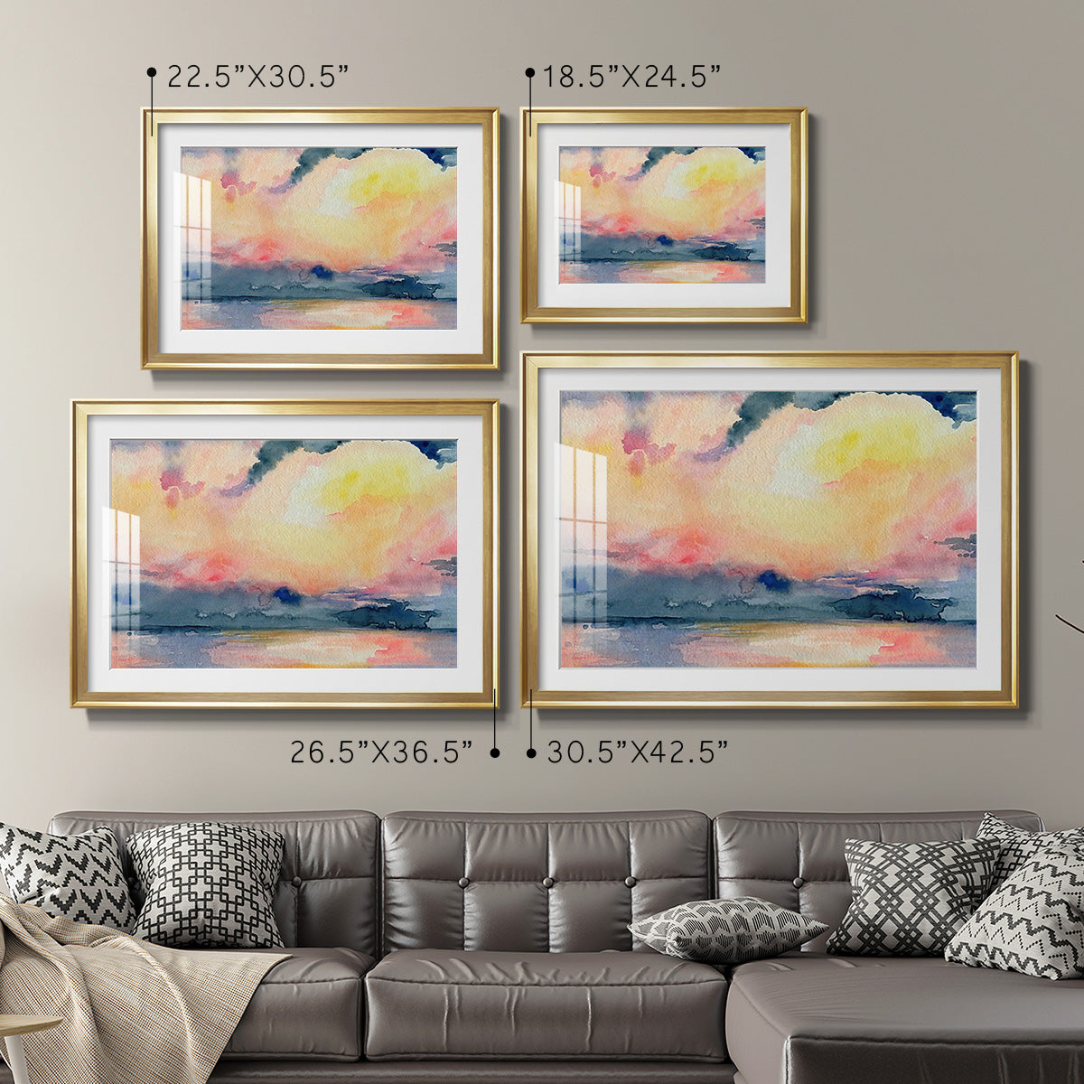 Prism Seascape III Premium Framed Print - Ready to Hang