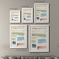 Watercolor Swatches I - Premium Framed Canvas 2 Piece Set - Ready to Hang