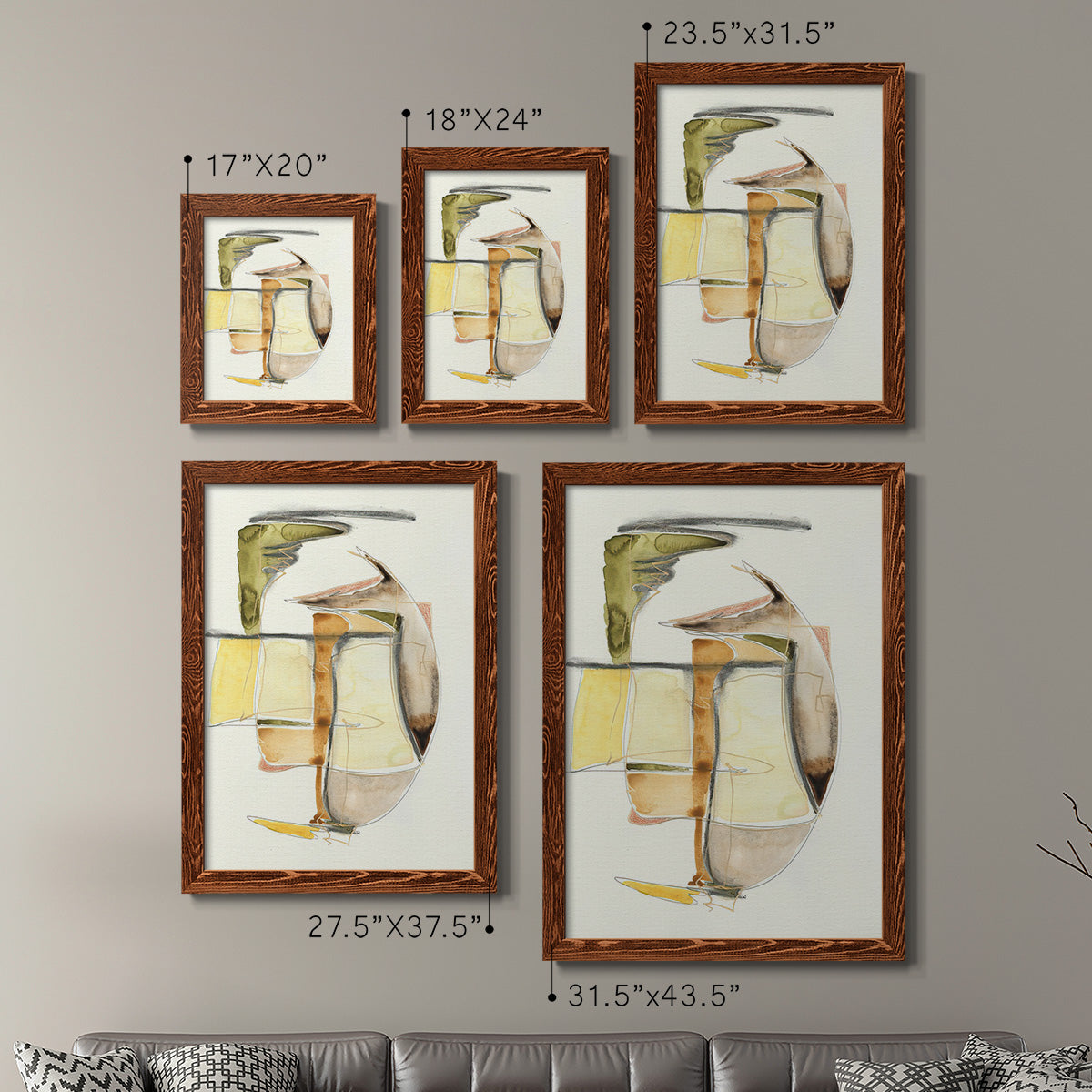 Brown Sugar I - Premium Framed Canvas 2 Piece Set - Ready to Hang