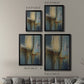 Moon Shadows - Modern Framed Canvas Print