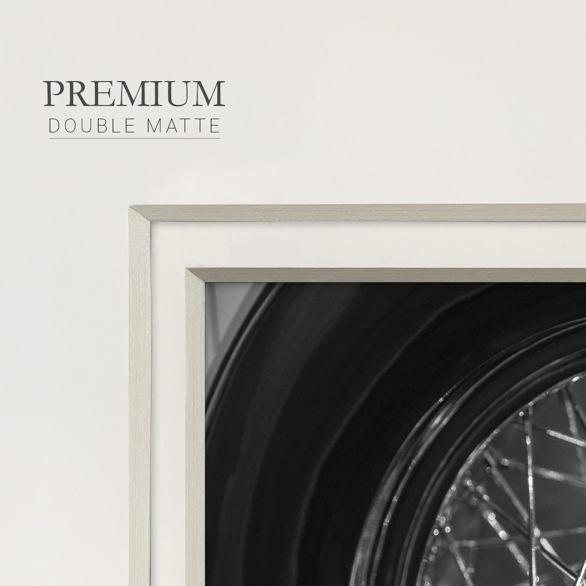 Vroom I- Premium Framed Print Double Matboard