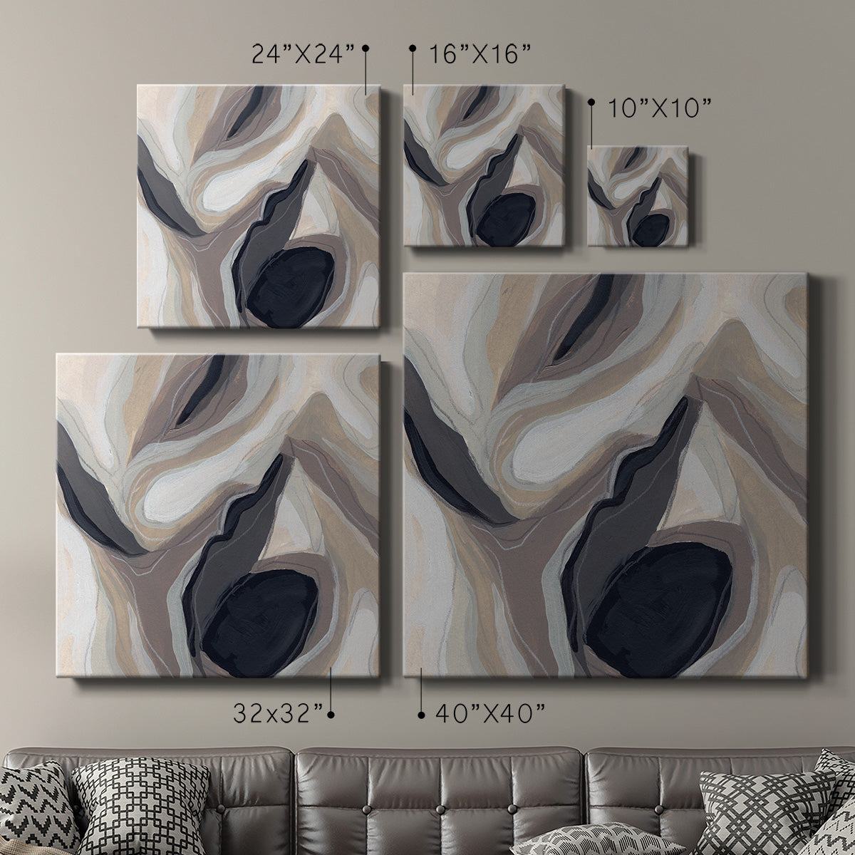 Stone Ripple I - Canvas Art Print