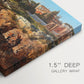 Canvas art print of historic Roman ruins and buildings set within warm landscape, highlighting texture and gallery-wrapped edges