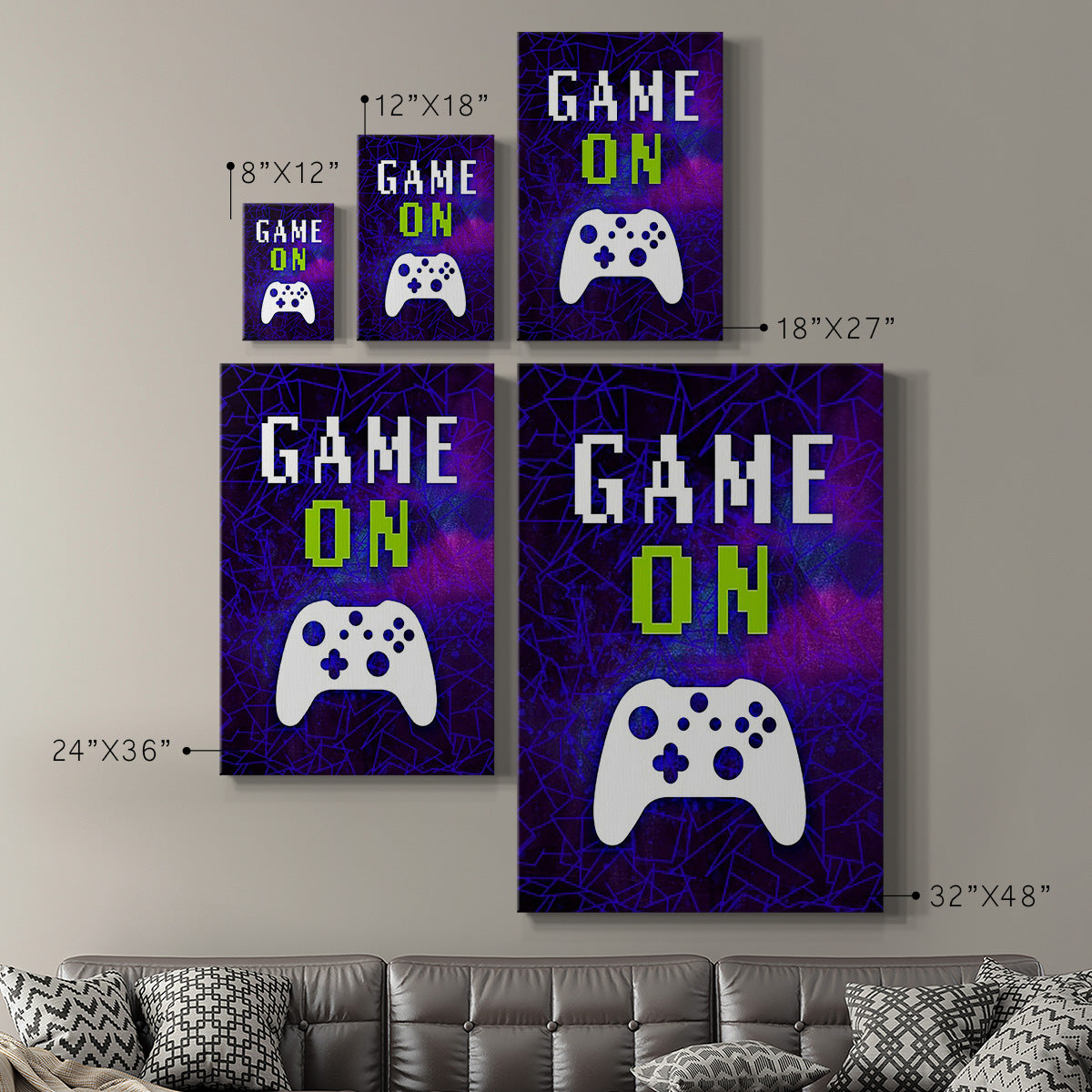 It's Game On II - Canvas Art Print