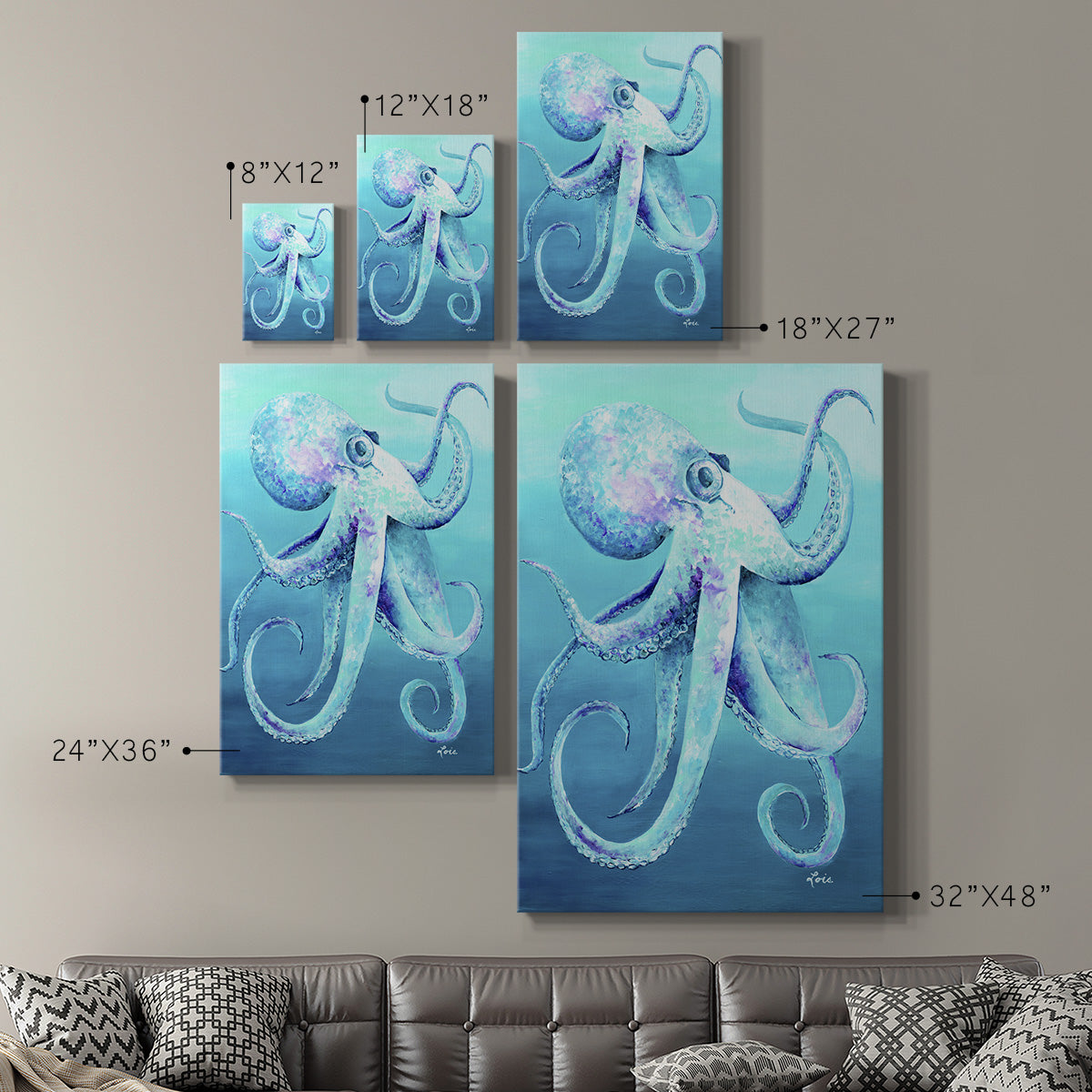 Octopus - Canvas Art Print