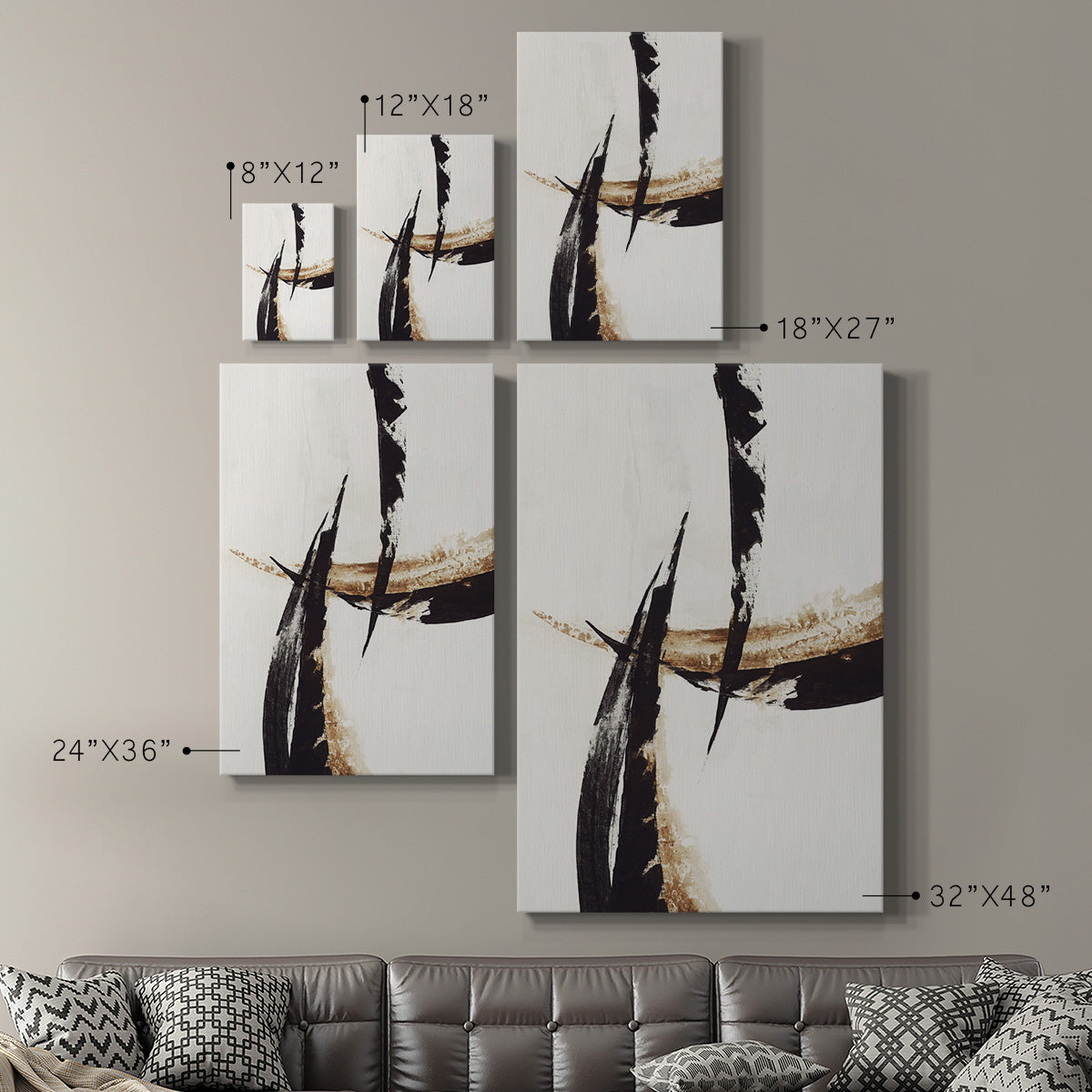 High Style II Premium Gallery Wrapped Canvas - Ready to Hang