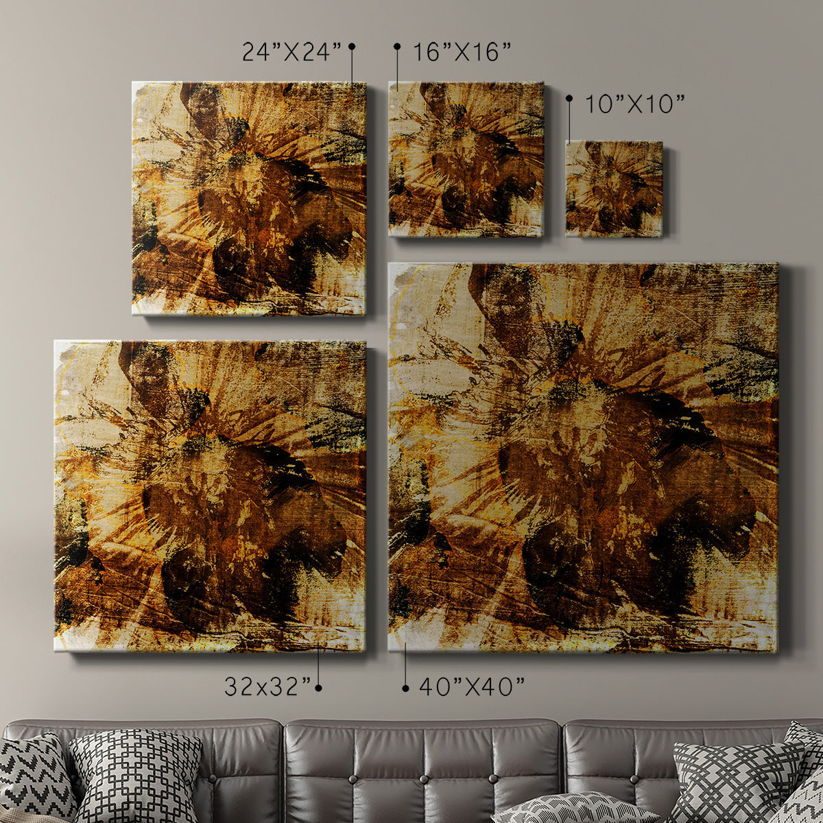 Poppy Gold II - Canvas Art Print